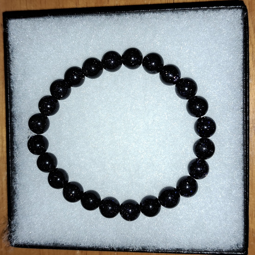 Blue Goldstone Bracelet - Picture 4 of 6